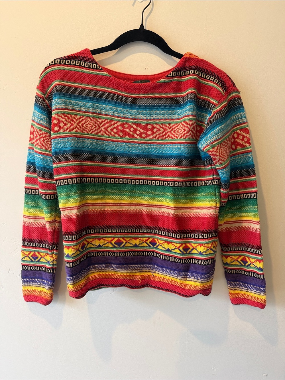 Ralph Lauren Multicolor Striped Crewneck Sweater